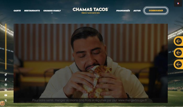 Chamas Tacos® fait sa pub dans le jeu vidéo FC25 !